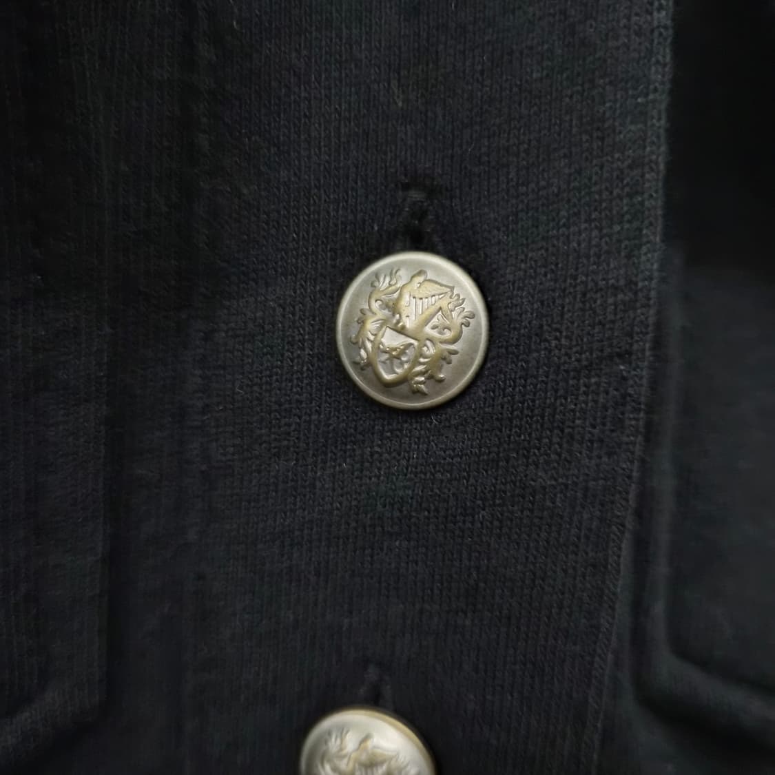 알마니 블랙 밀리터리 스타일 자켓 여성 S 상품이미지6