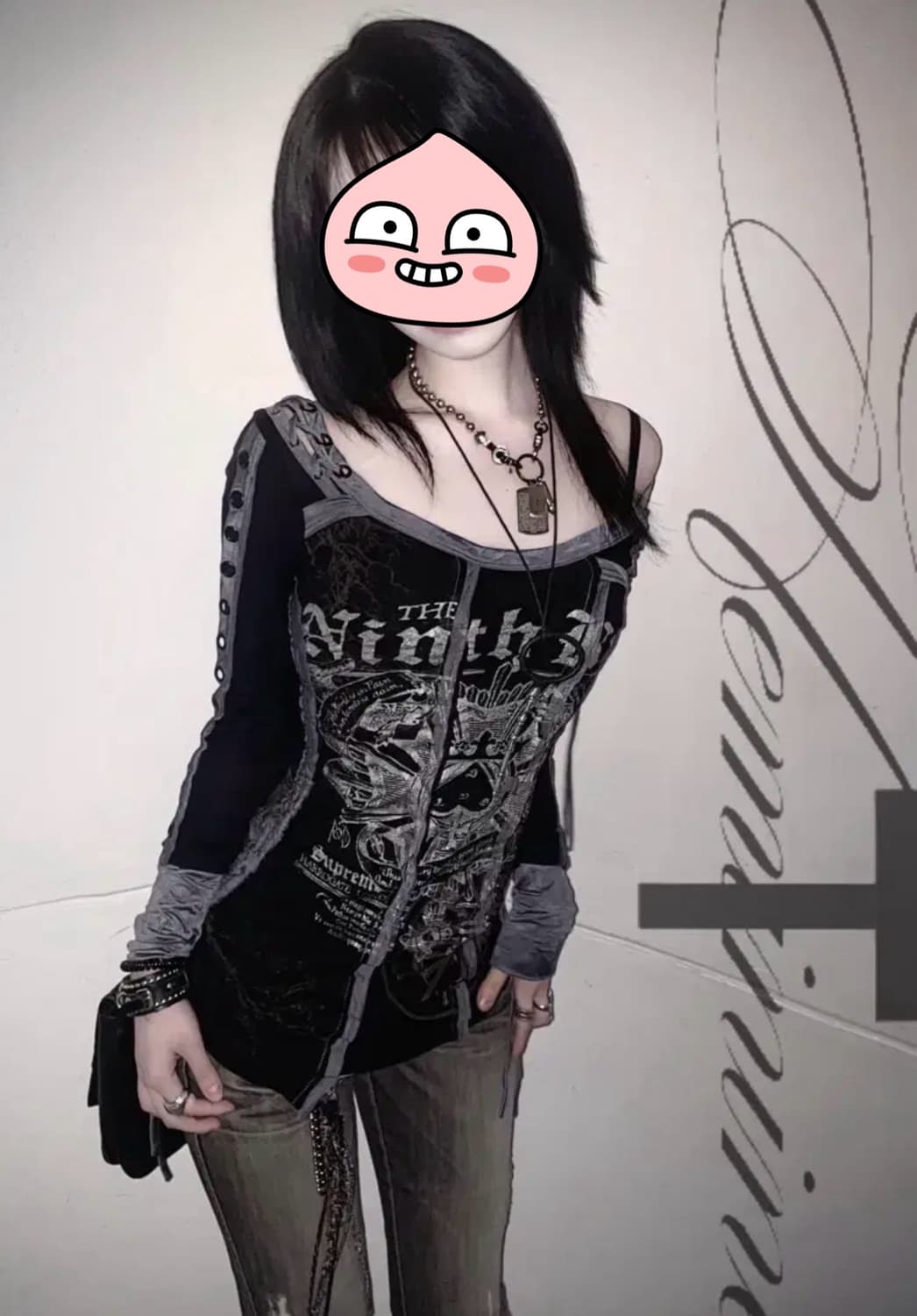 가격고정) 샐비지 셀비지 salvage 롱슬 롱슬리브 비아 상품이미지1