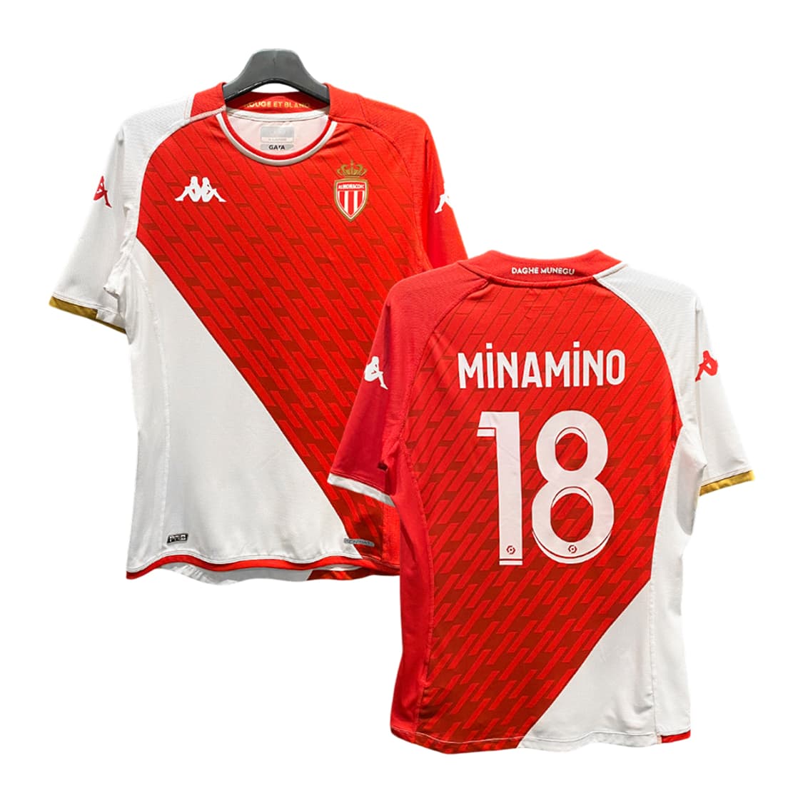 23/24 AS모나코 홈 미나미노 선수지급용 (XL) 상품이미지1