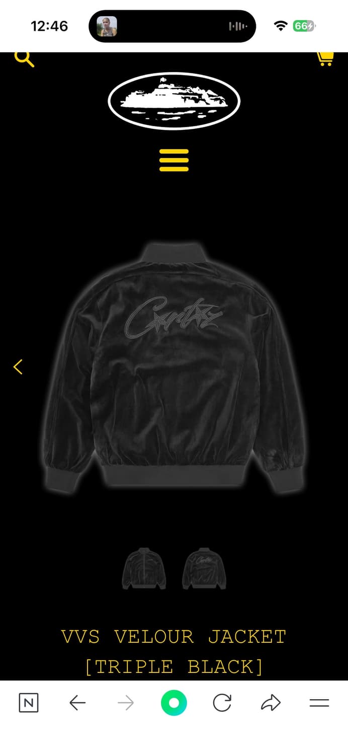 코르테이즈 벨루어 트랙자켓 m 상품이미지1