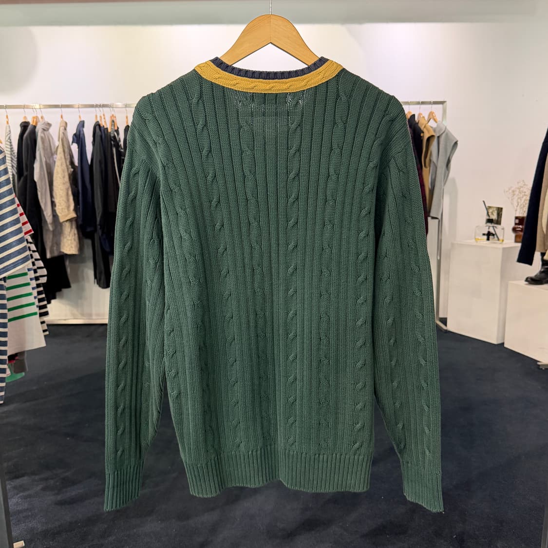 [100] 빈폴 꽈배기 크리켓 니트 스웨터  상품이미지2