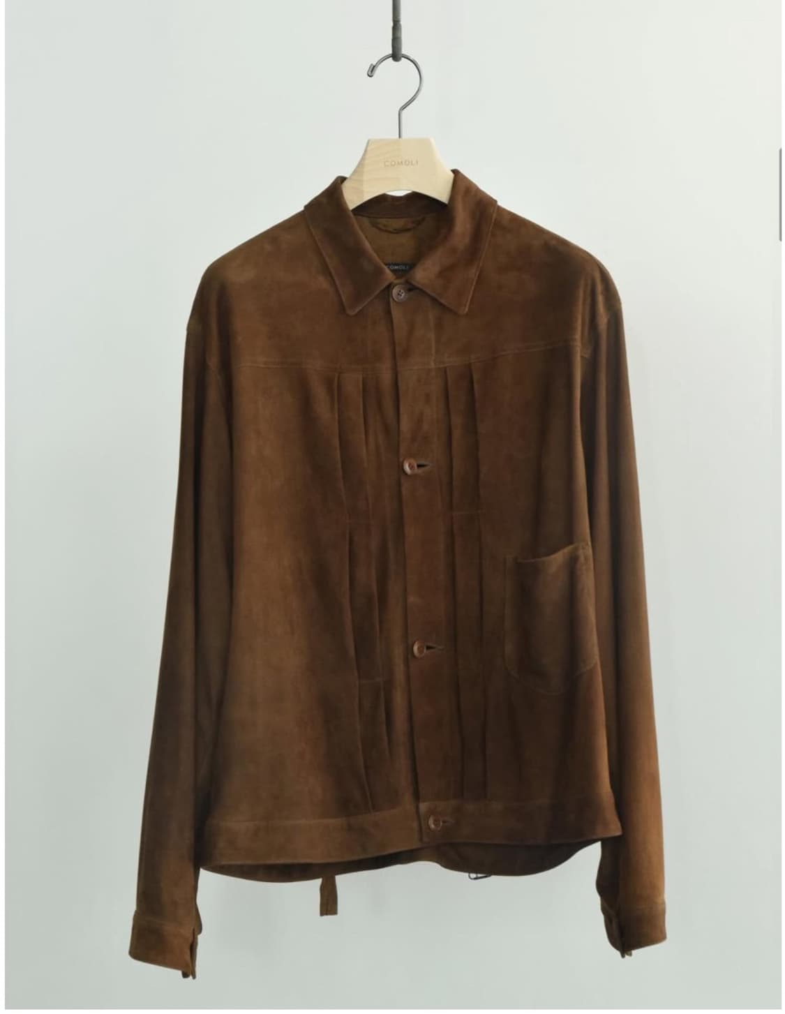 [2] 코모리 26ss 스웨이드 타입 원 자켓 상품이미지1