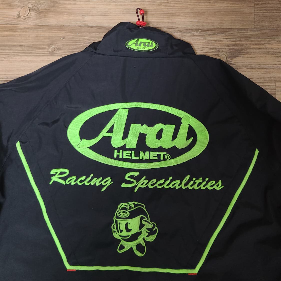 (L) 구형 아라이 Arai 바람막이 라이더 자켓 점퍼 블랙네온 상품이미지7