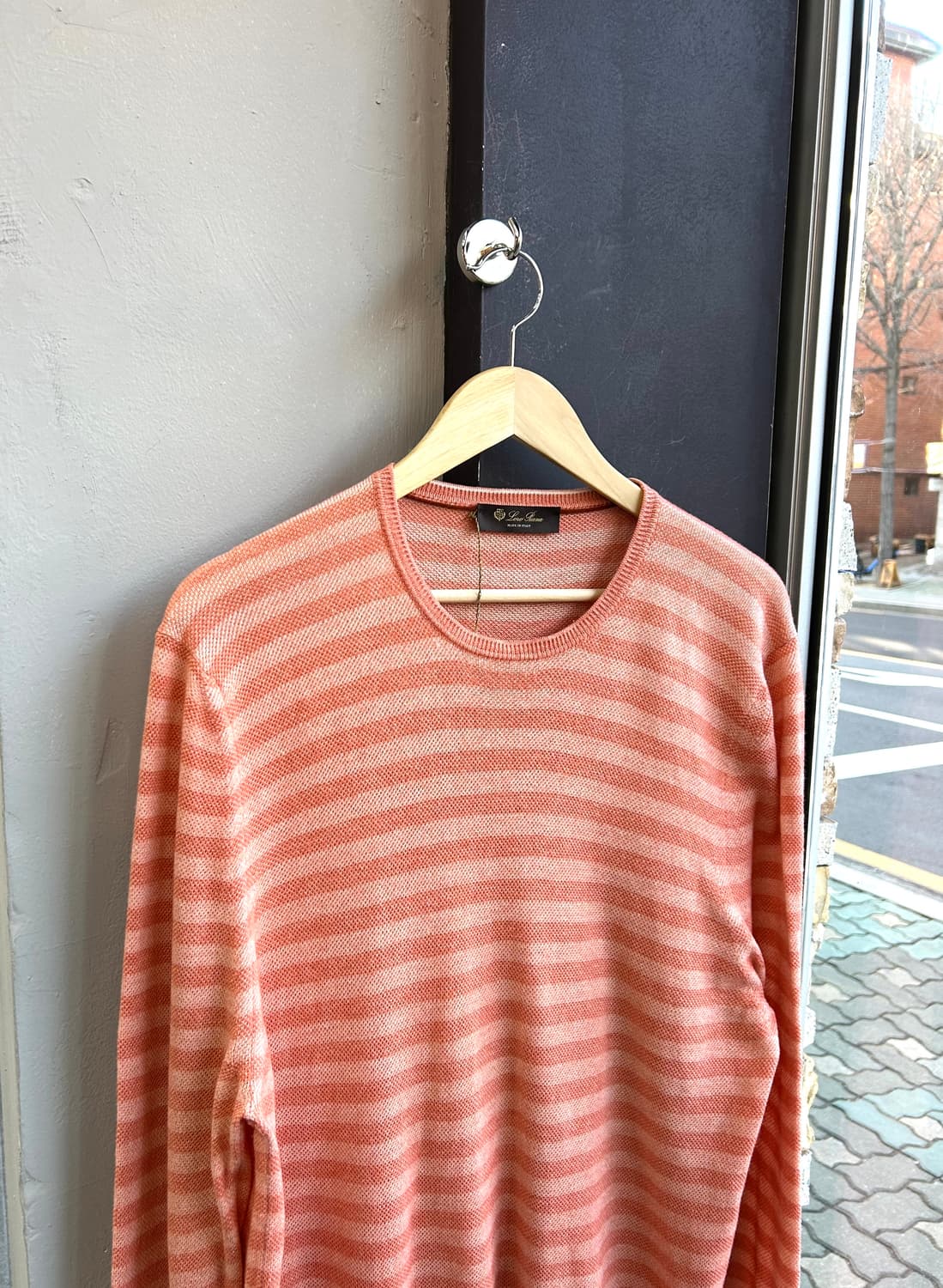 .56/ 로로피아나 캐시미어 실크 블렌딩 스트라이프 니트 상품이미지3