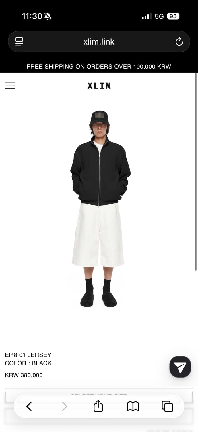 [S] XLIM EP.8 01 JERSEY BLACK 상품이미지2