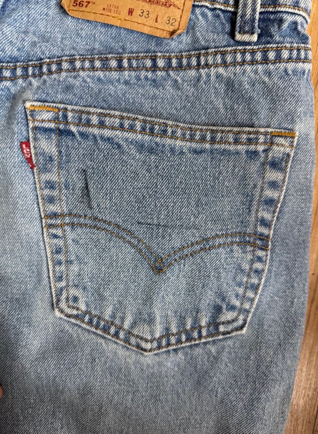 [33X32] 90s 리바이스 567 made in usa 상품이미지5