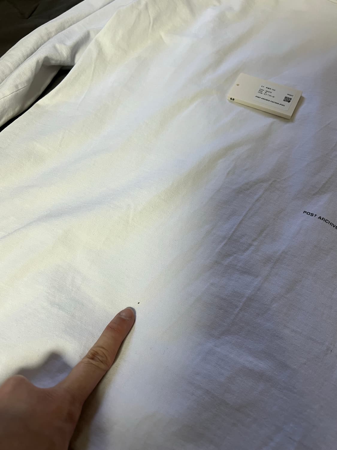  (M) 파프 6.0 갑진년 롱슬리브 티셔츠 화이트 PAF 상품이미지3