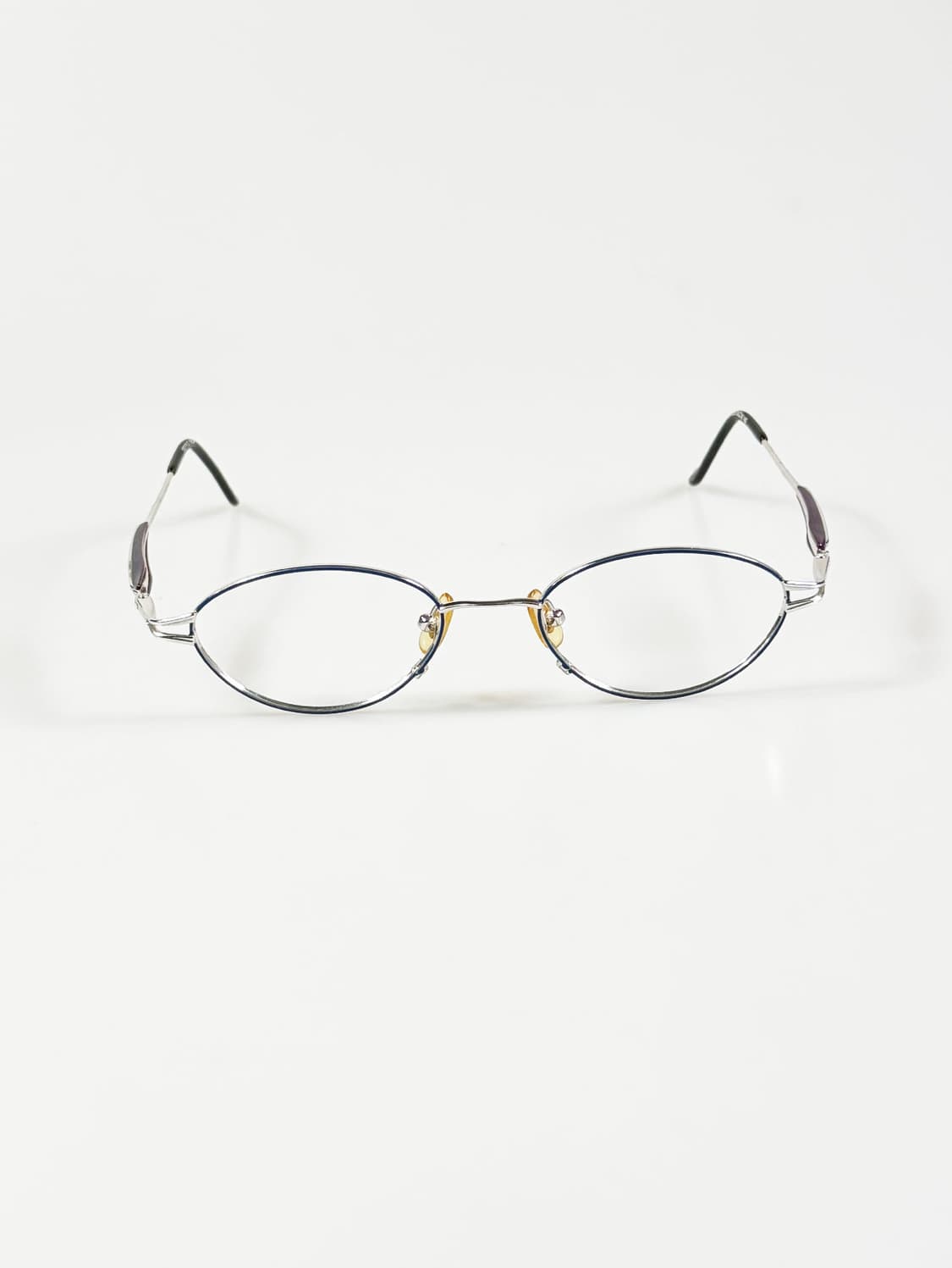 DEEPLE 실버 슬림 오벌 프레임 빈티지 안경 상품이미지1