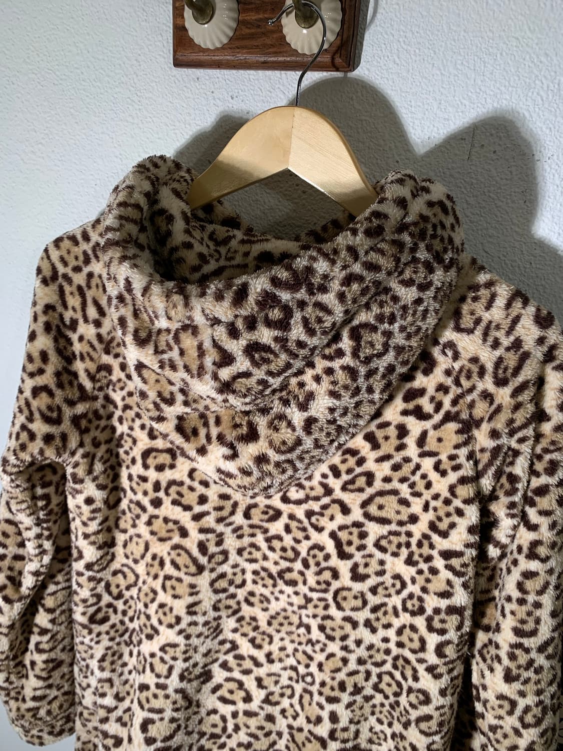 빔즈하트 레오파드 플리스 후드집업  상품이미지6