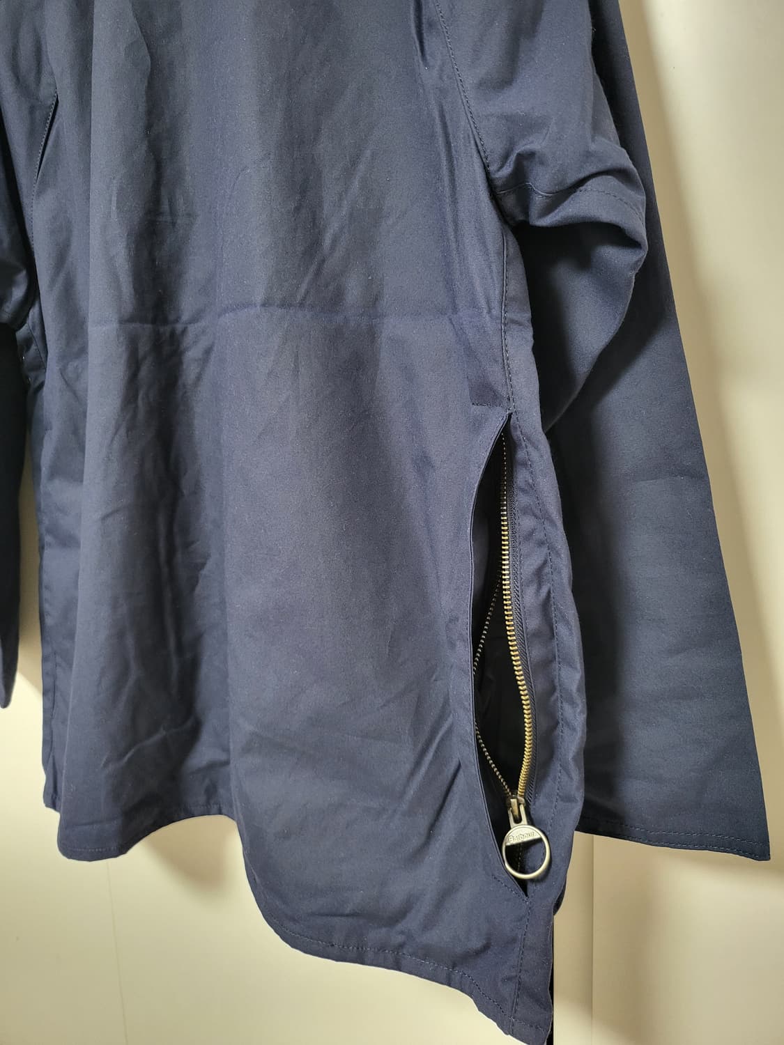 바버 X 메종키츠네 뷰포트 왁스 자켓 인디고(새상품)바버 X 메종키츠네  상품이미지5