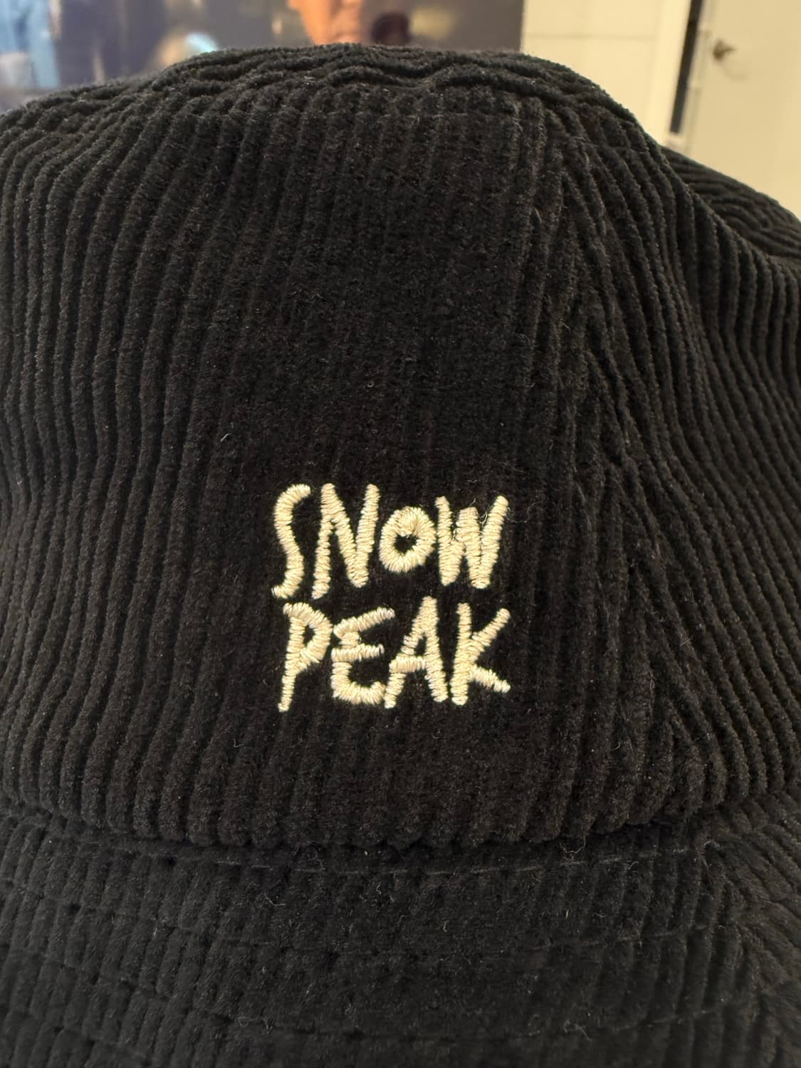 스노우피크 캠피코듀로이 햇 벙거지 버킷햇 블랙 상품이미지2