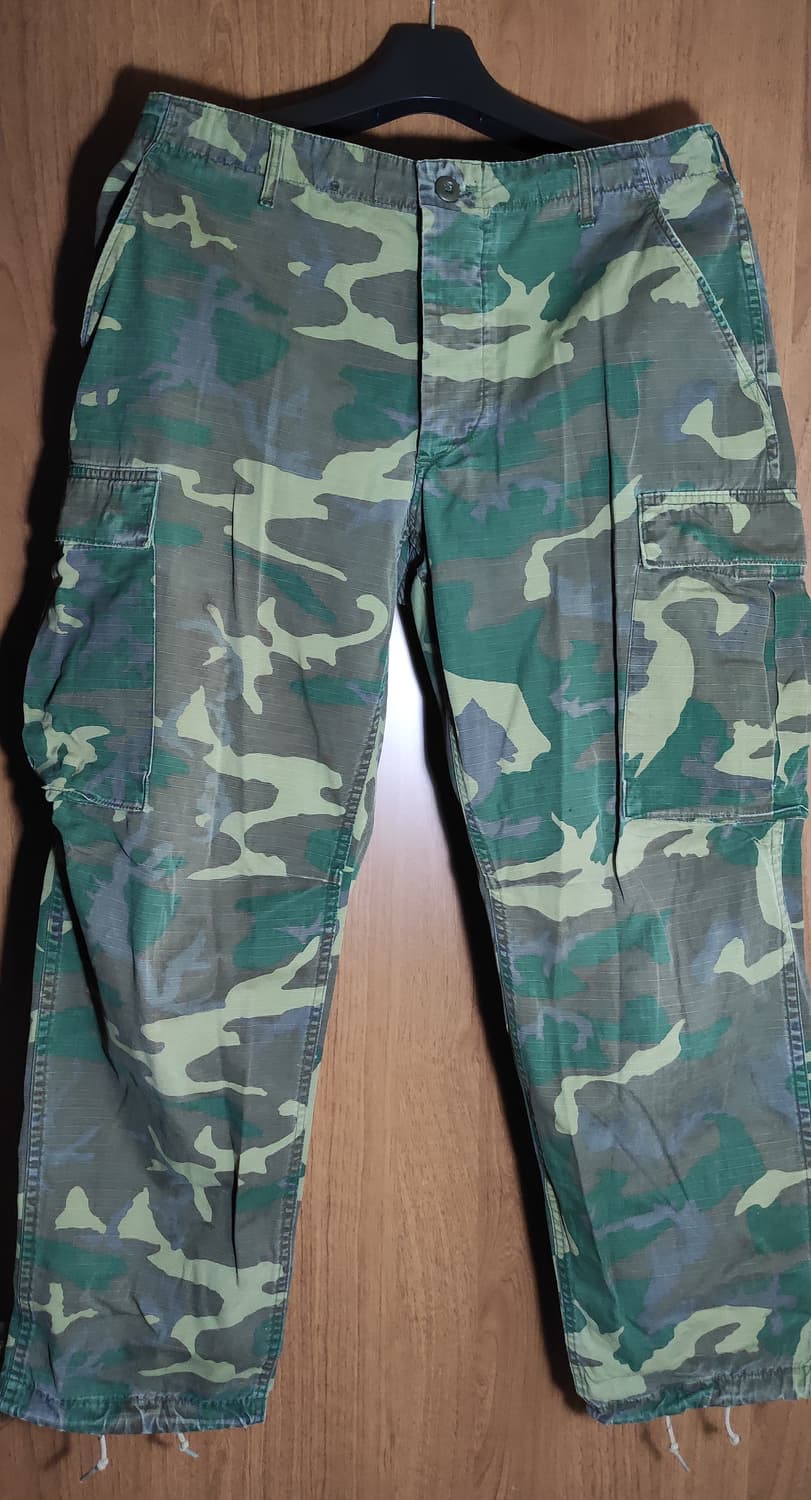 70s 미군 rdf 카모팬츠 허리 43.5cm 상품이미지1