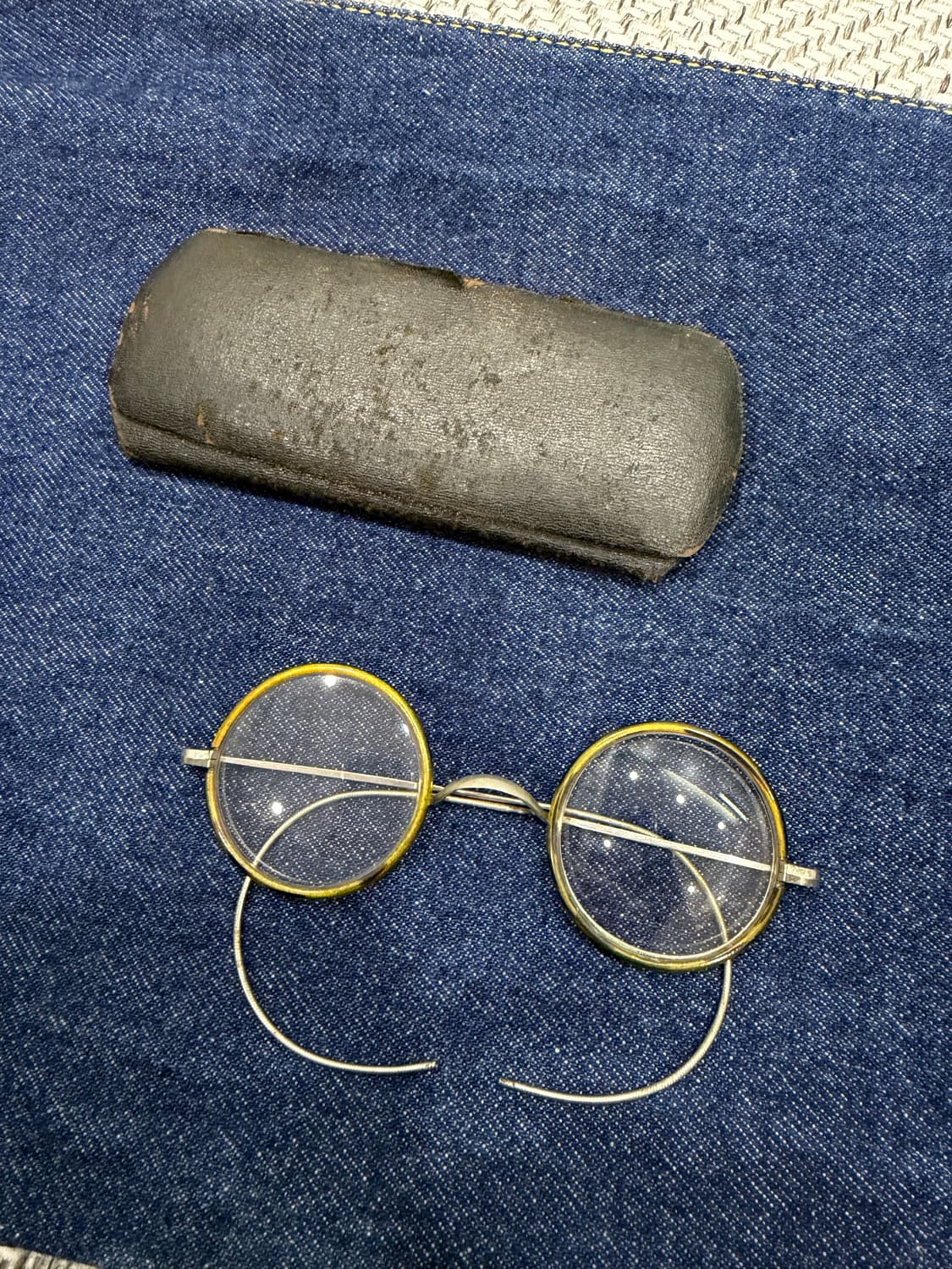 (레어) 1890-1920 추정 오리지널 윈저 빈티지 안경 상품이미지2