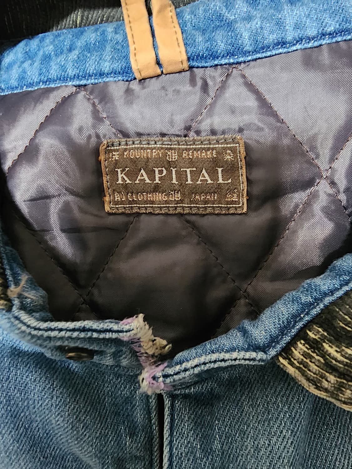 [3] 캐피탈 데님 라이닝 캑터스 커버올 상품이미지4