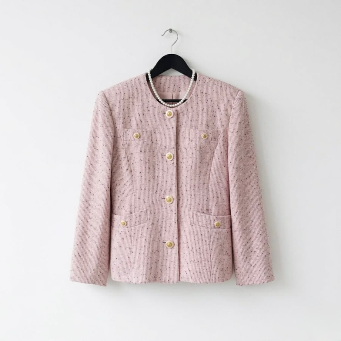 연핑크 트위드자켓 상품이미지1