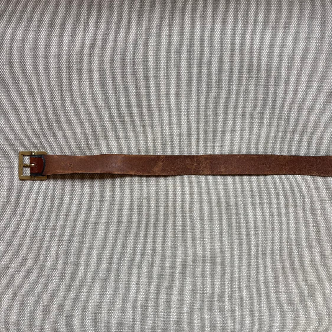 [28-29] 80s USA G.H.BASS 브라운 레더 솔브 버클 벨트 상품이미지6