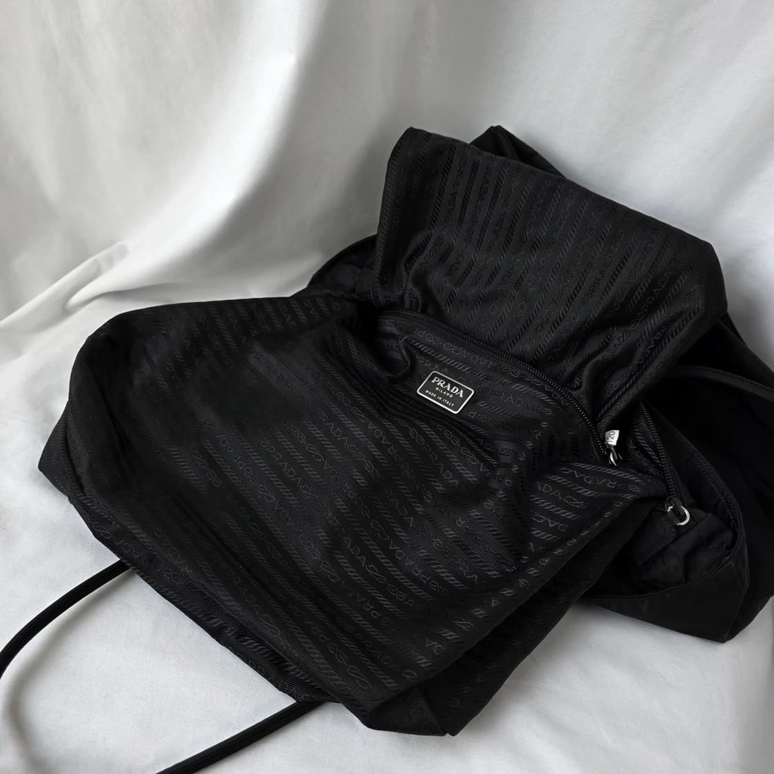 [정품 PRADA] 프라다 긴줄 나일론 쇼퍼백 숄더백 상품이미지8