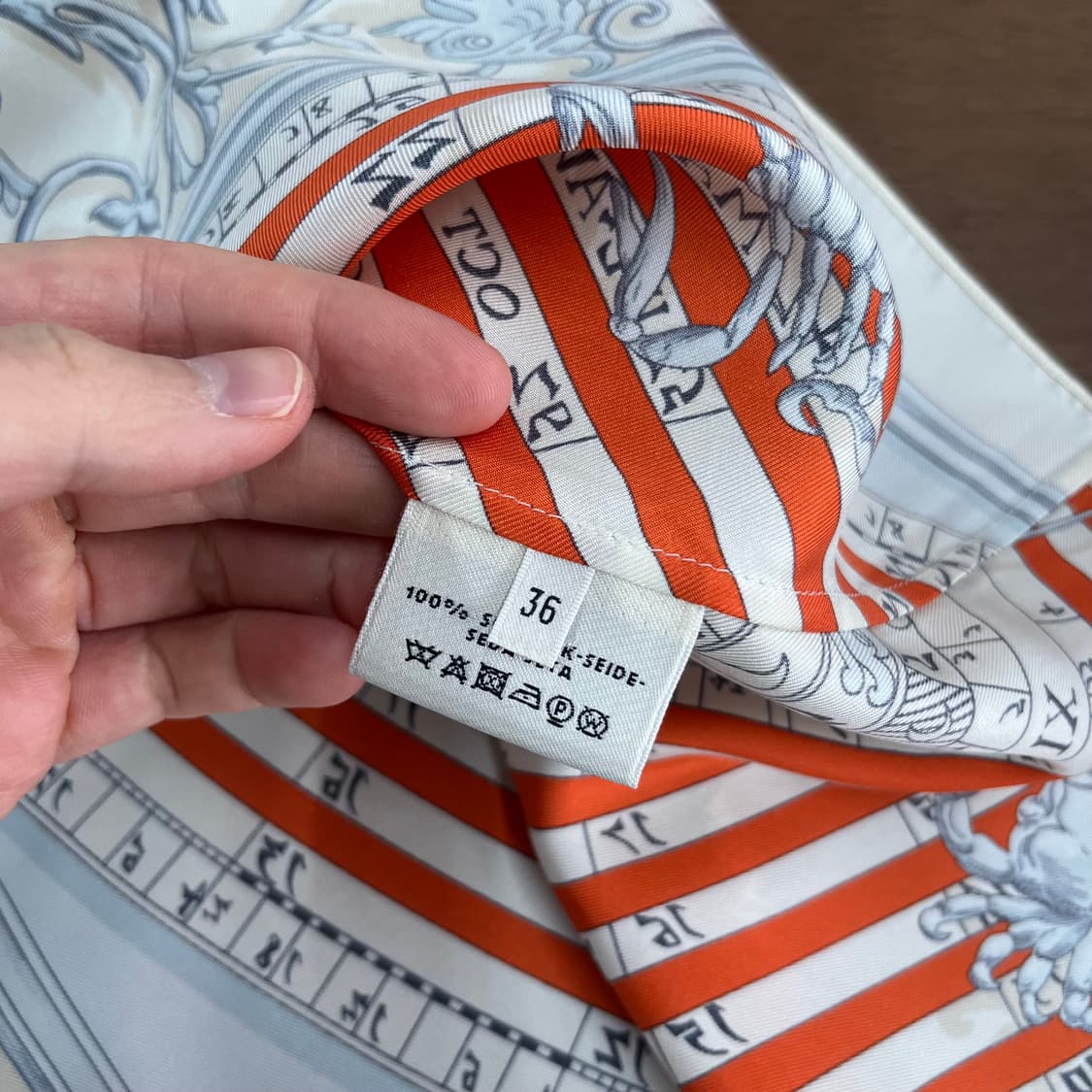 에르메스 실크 블라우스 36 상품이미지5