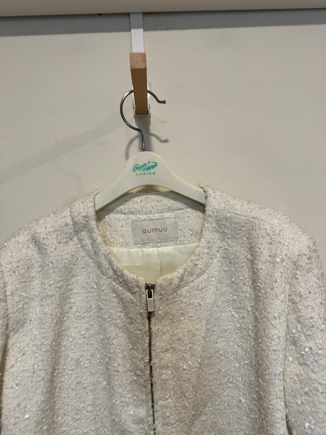 aumuu 오뮤 트위드 블루종 자켓 상품이미지6