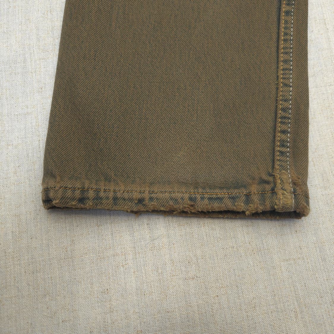 희귀 98년산 리바이스 501 영국 생산 브라운 컬러진 상품이미지4