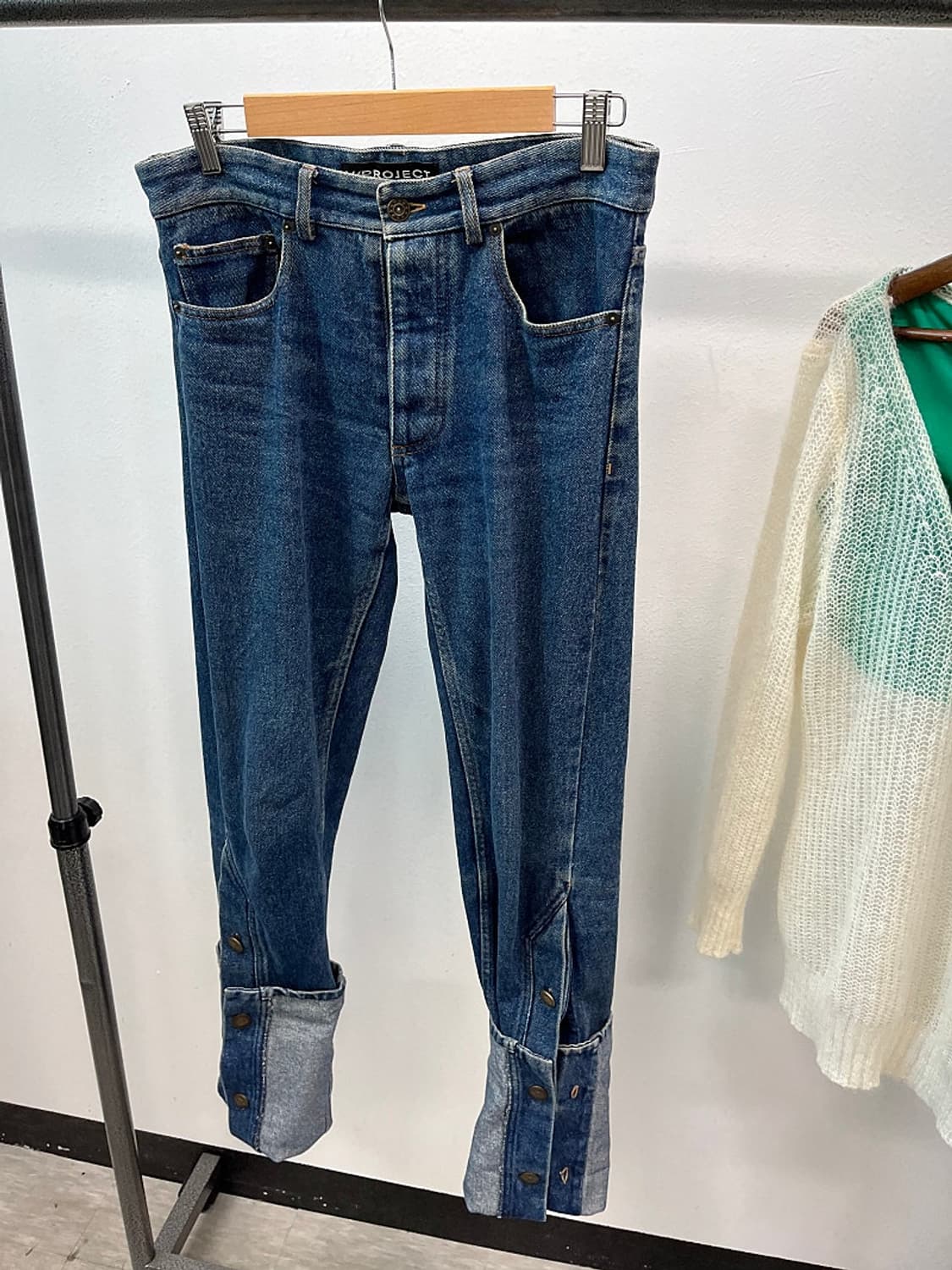 30) y/project 스냅버튼 데님진 상품이미지1