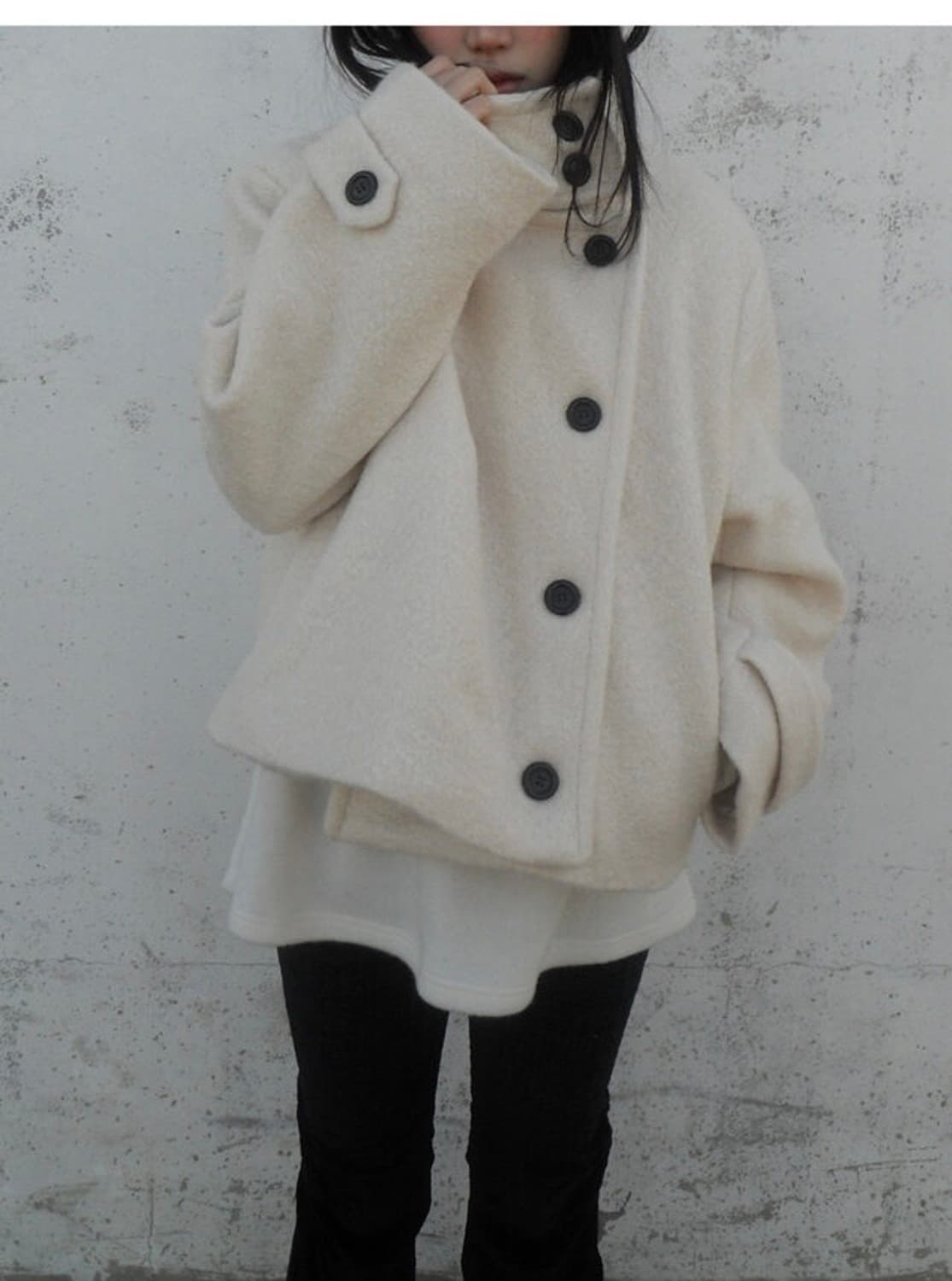 젤레나 나인 숏 코트 알파카 상품이미지2