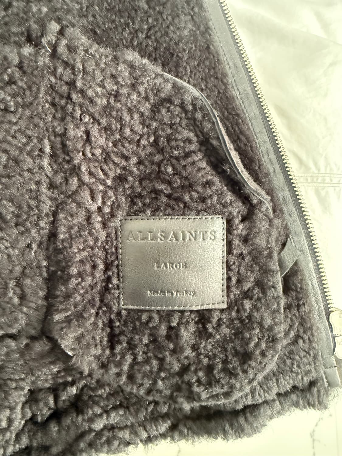 올세인츠 cyprus 시어링 무스탕 L (110) 상품이미지6