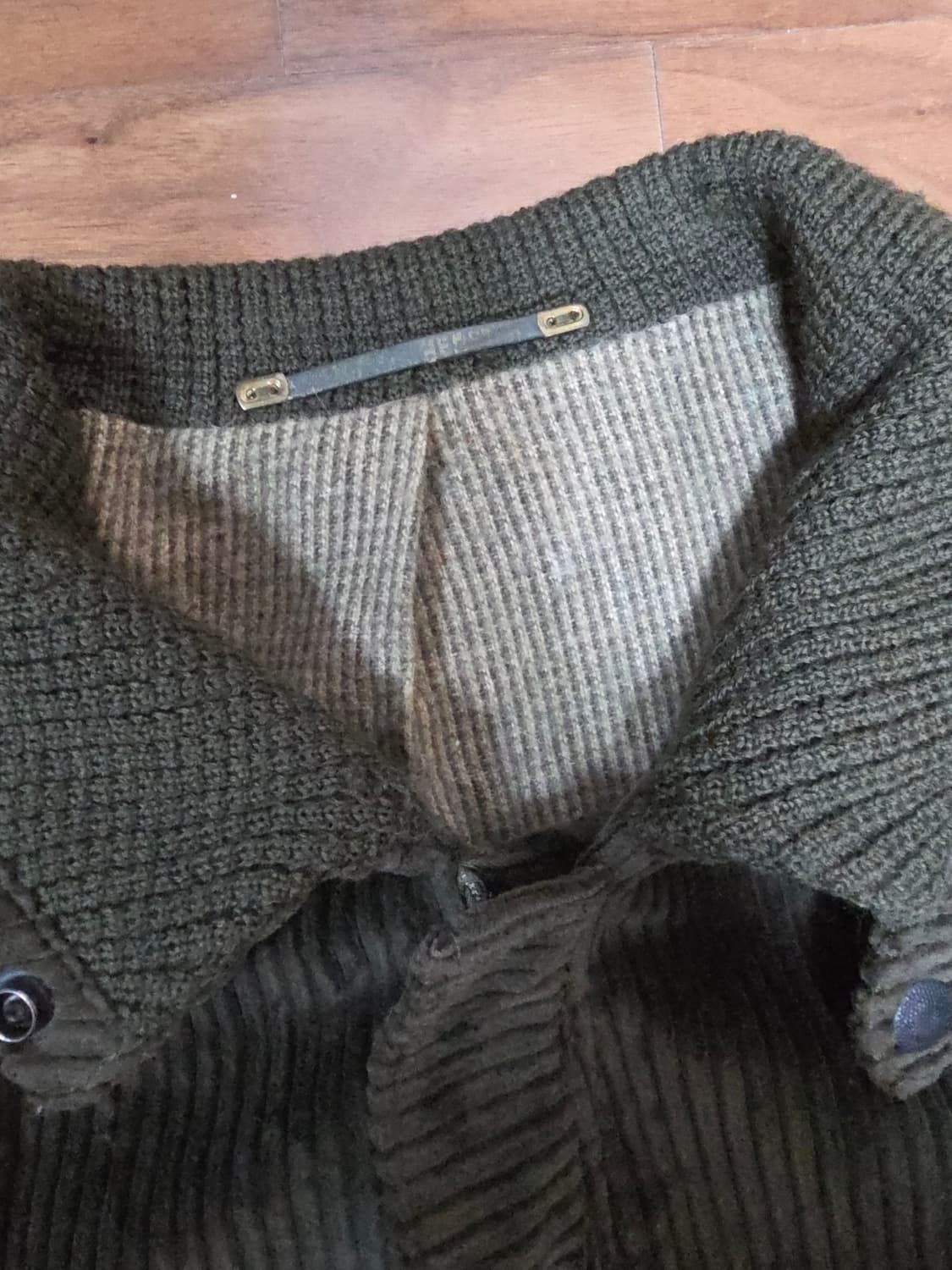 유럽발 80s 빈티지 코듀로이 헌팅자켓 XL 상품이미지4