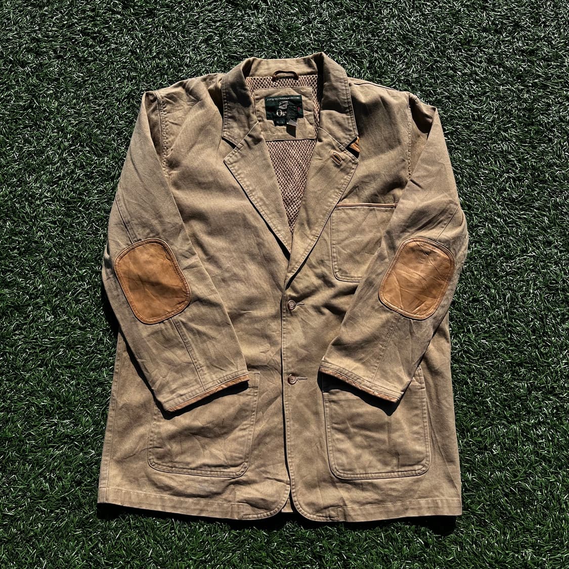90s 오비스 잠베지 엘보우 패치 자켓 (실측확인) 상품이미지1