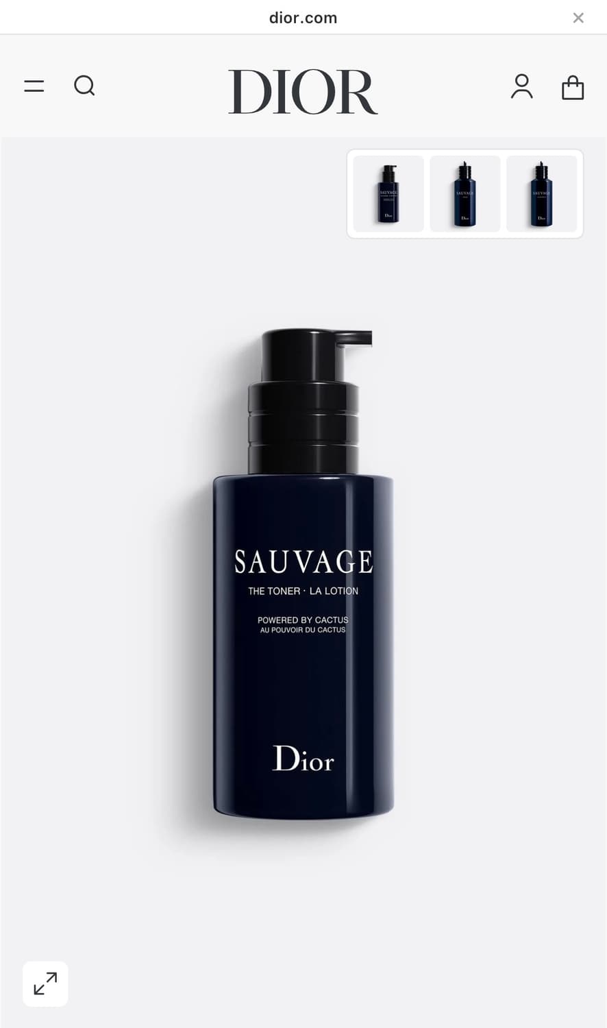 디올 소바쥬 (Dior Savage) 토너 국문택 상품이미지1