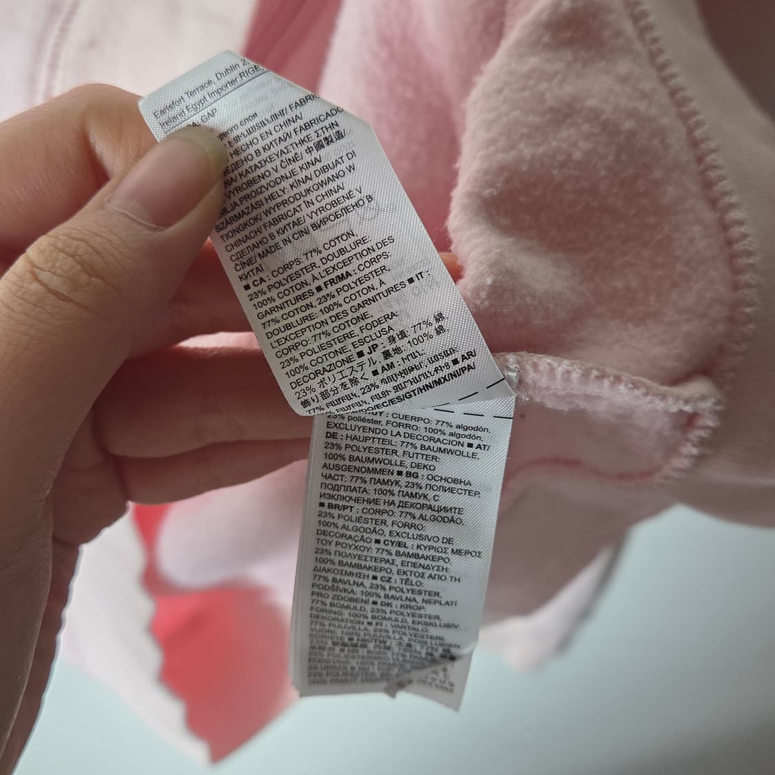 [Gap] 갭 실버자수 연핑크 후드집업 상품이미지6