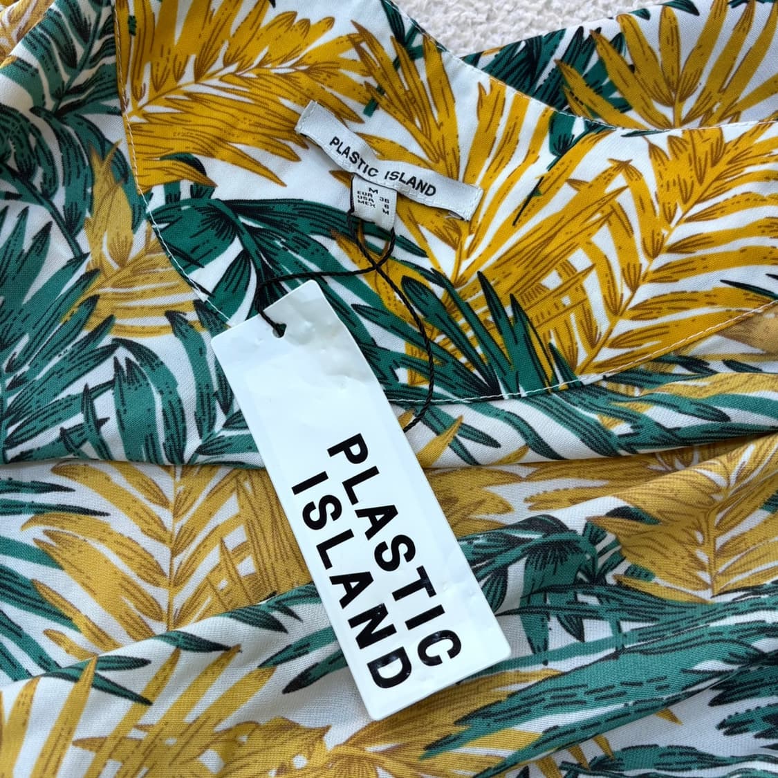 M 플라스틱아일랜드 잎사귀 로브 0416E 상품이미지3