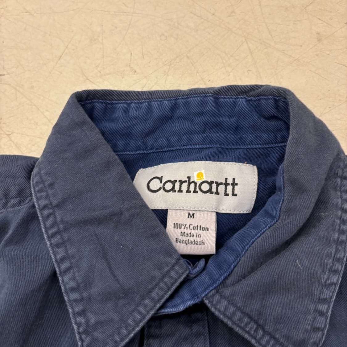 칼하트 네이비 워크 셔츠 상품이미지4