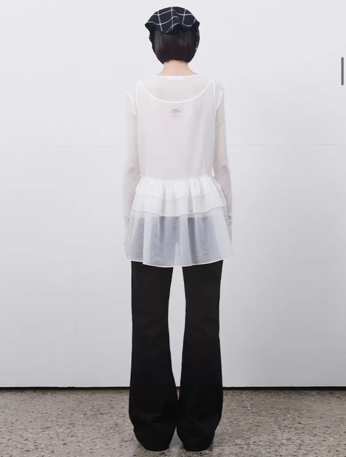 오헤시오 쉬어 레이어드 SHEER LAYERED MINI DRESS 상품이미지2