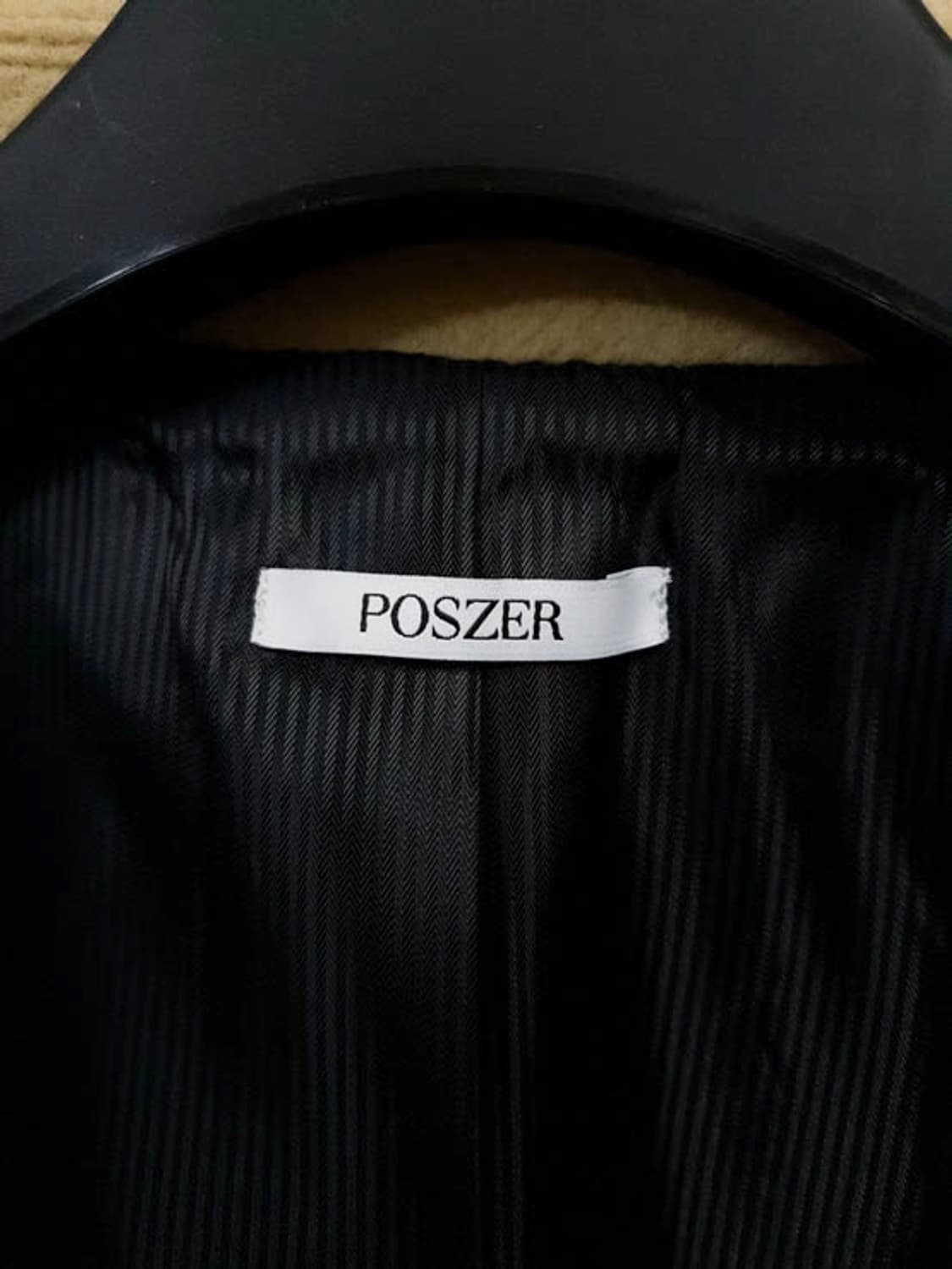 POSZER 포저 레몬 헤링본 나그랑 롱코트 S 상품이미지7