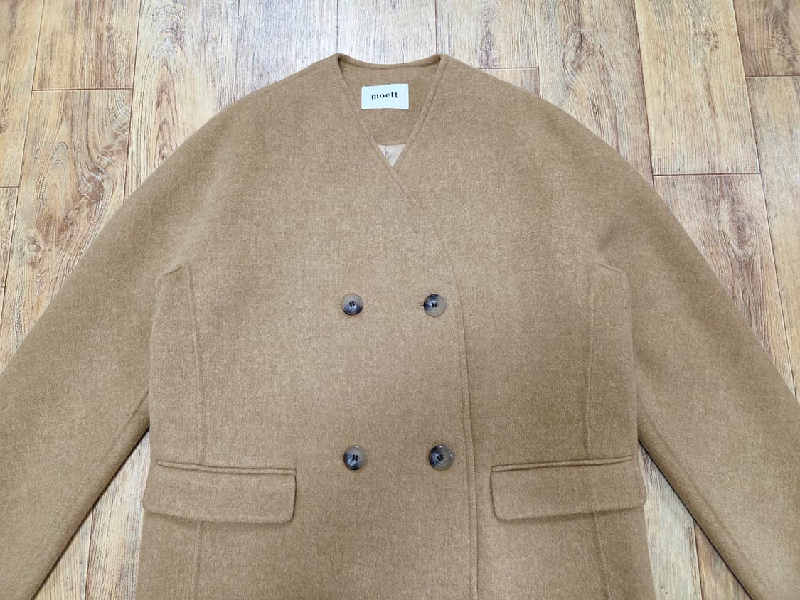 모에트(MOETT) 도슨 노카라 핸드메이드 울코트 프리사이즈 상품이미지8