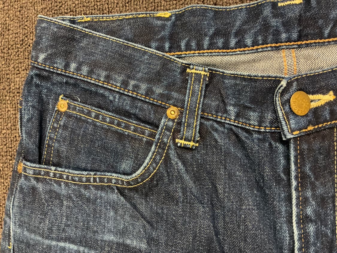 32)Lee 빈티지 중청 워싱 데님팬츠 상품이미지4
