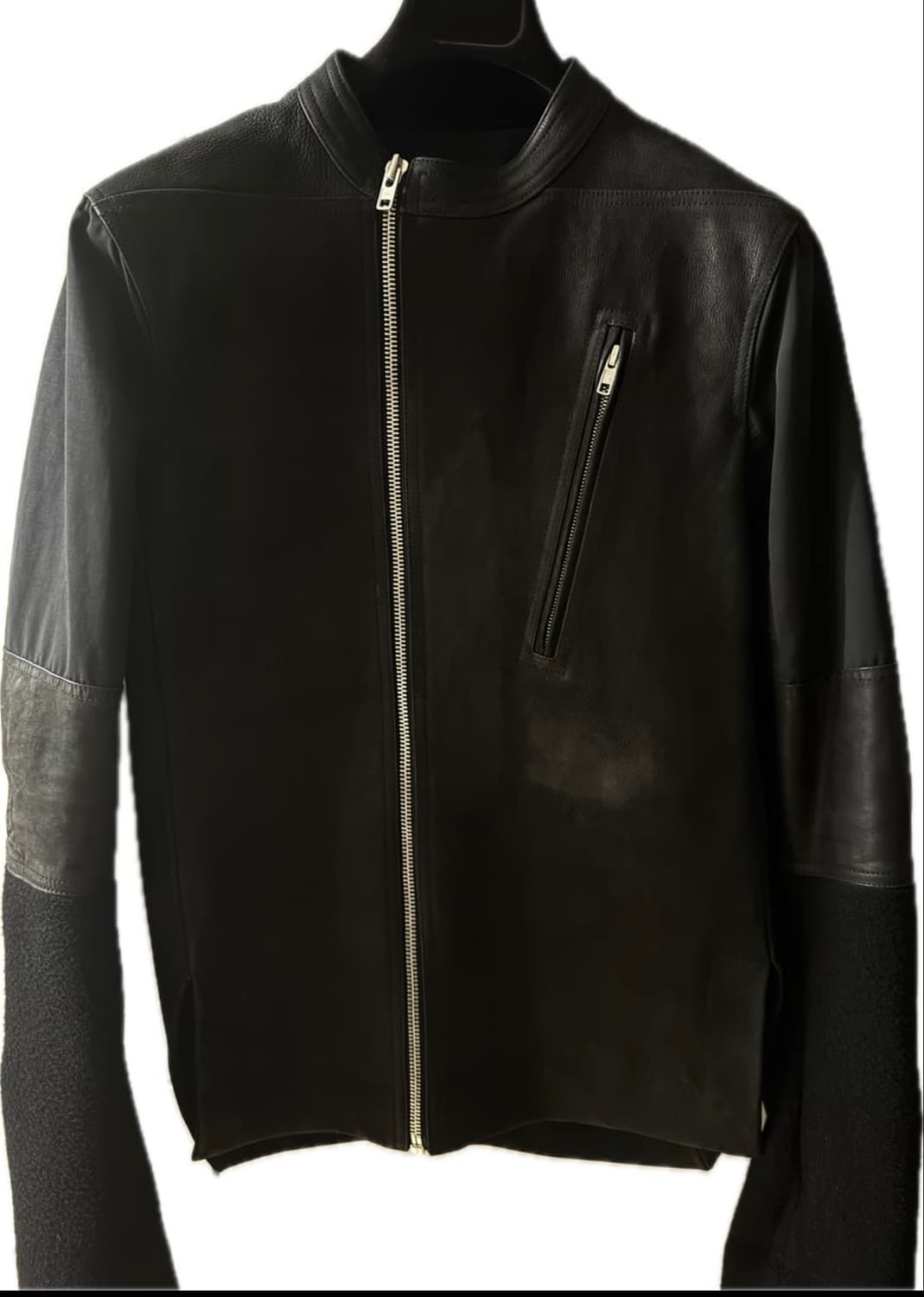 릭오웬스 레더 바이커 자켓 14FW 상품이미지2