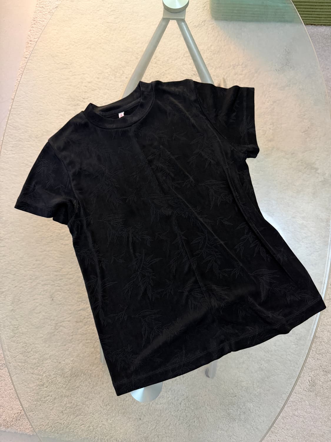 teak BAMBOO JACQUARD JERSEY TOP 상품이미지6