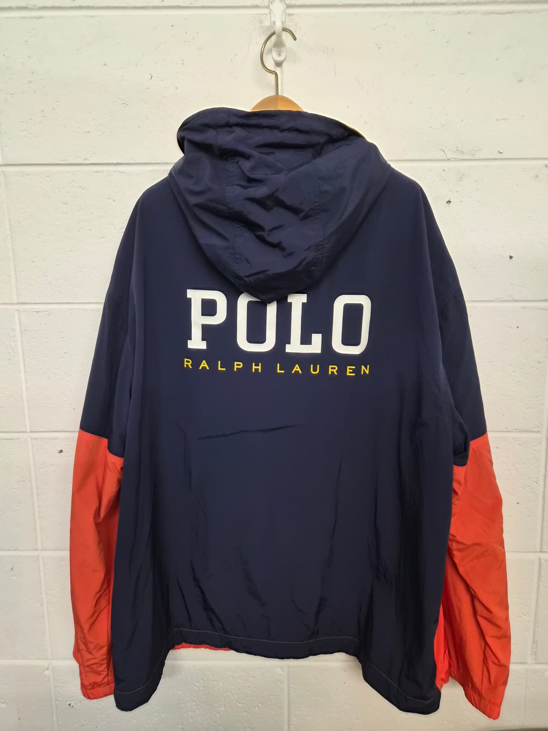 L/105) 폴로 랄프로렌 빅로고 배색 아노락 점퍼 팝니다 상품이미지1