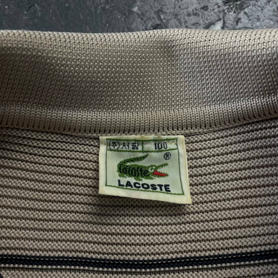 100 라코스테 서광 카라 니트 상품이미지3