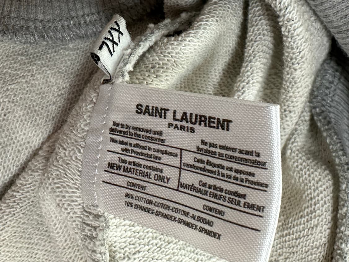 생로랑 그레이 지퍼 맨투맨 상품이미지7