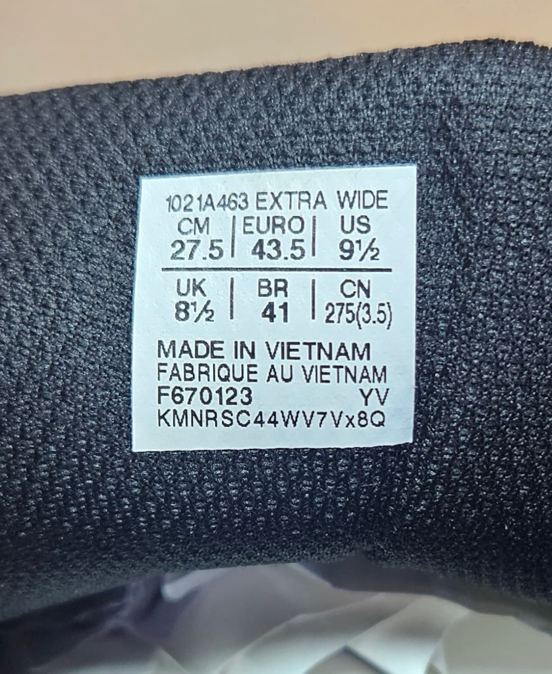 아식스 조그100 와이드 4e 275 판매합니다. 상품이미지3