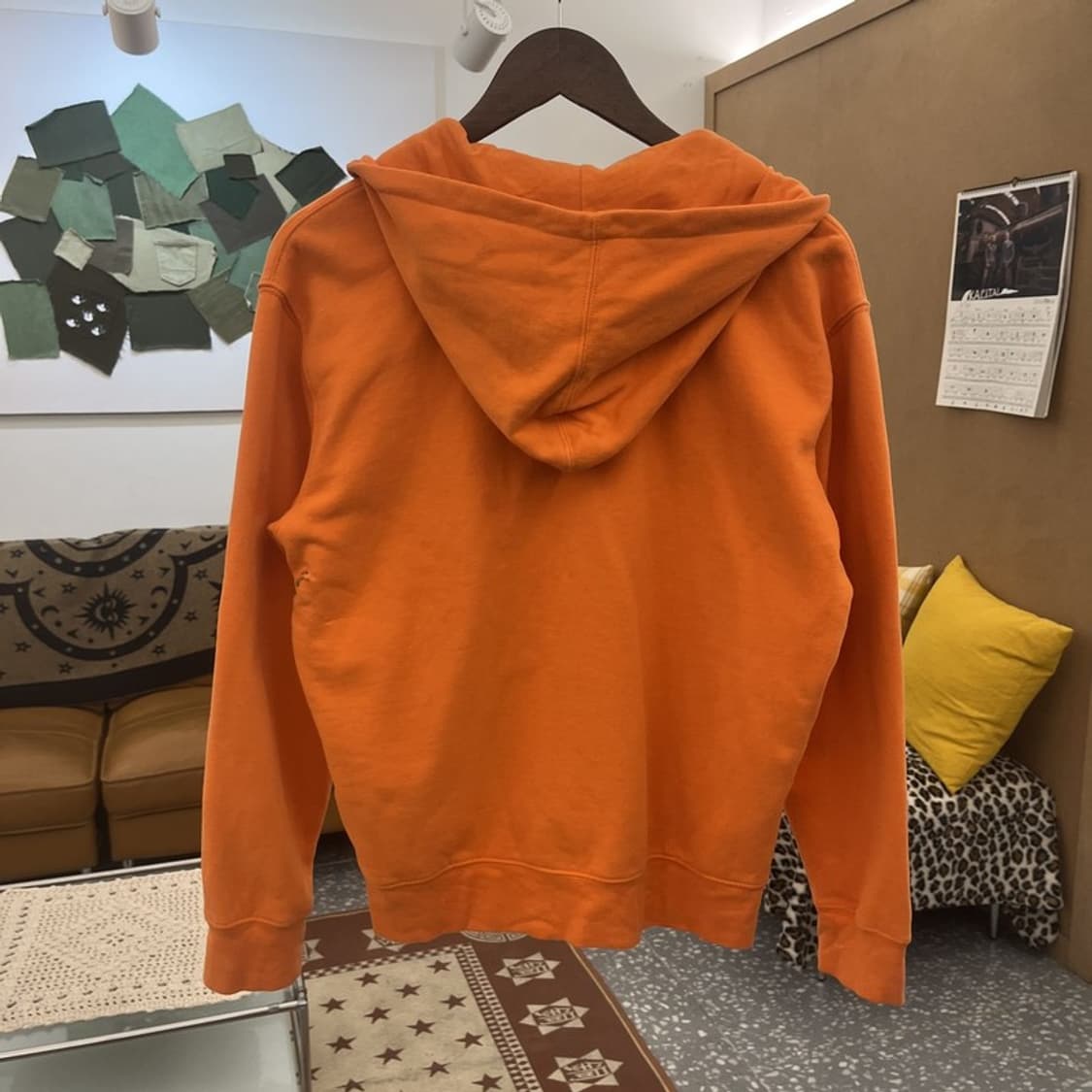 폴로 랄프로렌 레트로 Y2K 오렌지 기모 후드집업 L C09796 상품이미지4