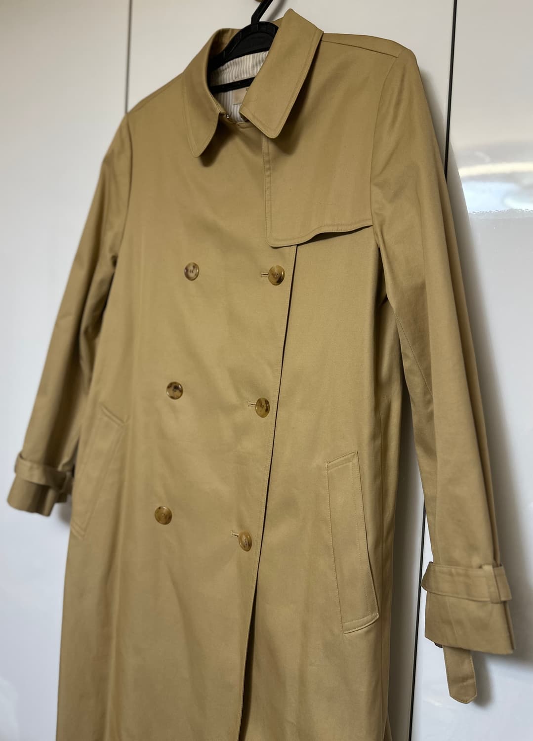 한섬시스템SYSTEM 베이지 트렌치 코트 상품이미지3
