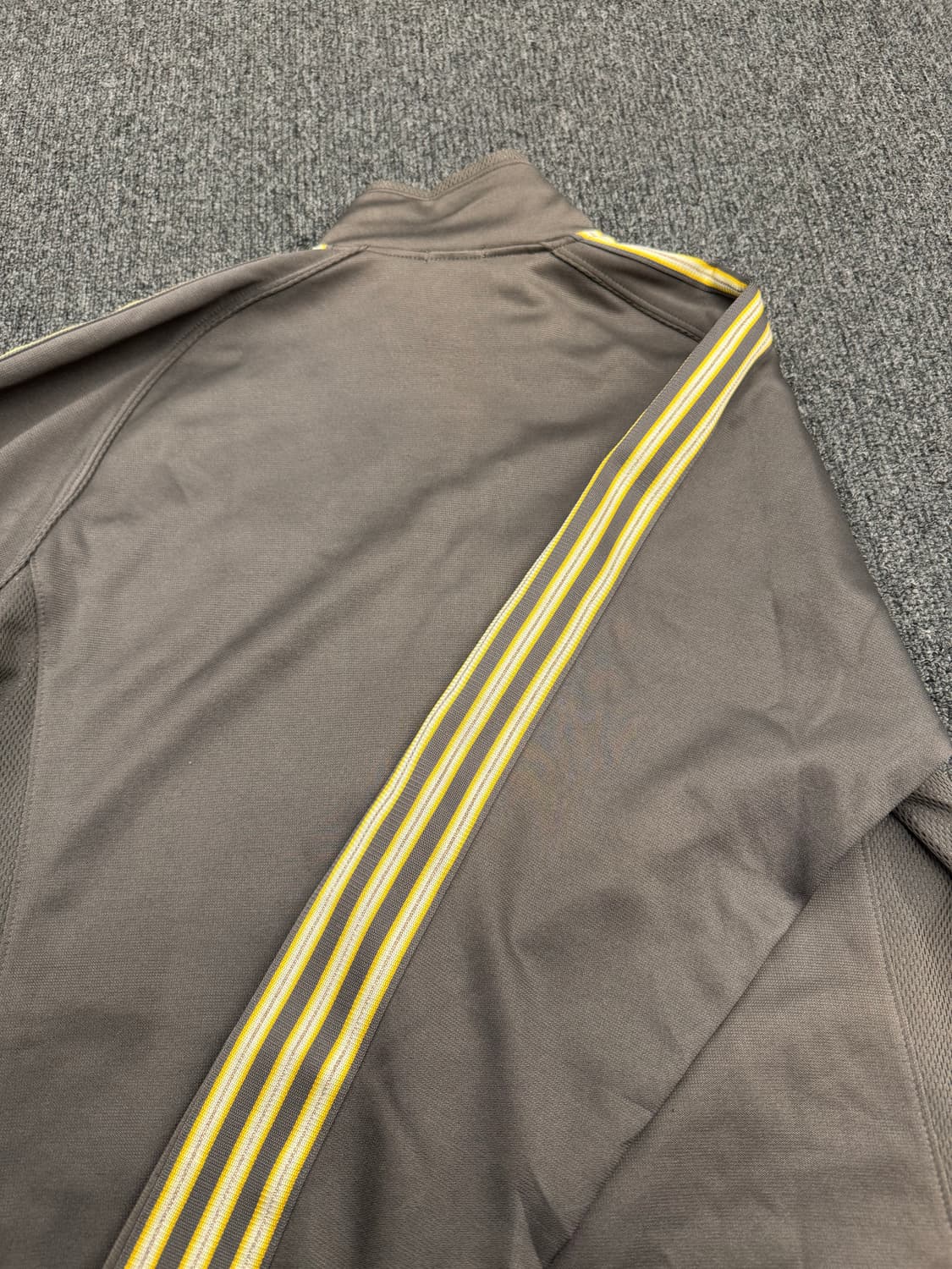 OS)아디다스 빈티지 차콜/옐로우 트랙탑 집업 져지 상품이미지6