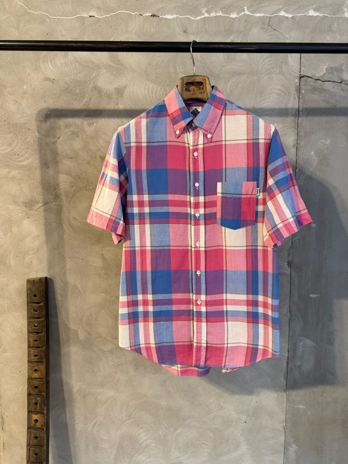 포스트 오버롤즈 마드라스 셔츠 100 상품이미지5