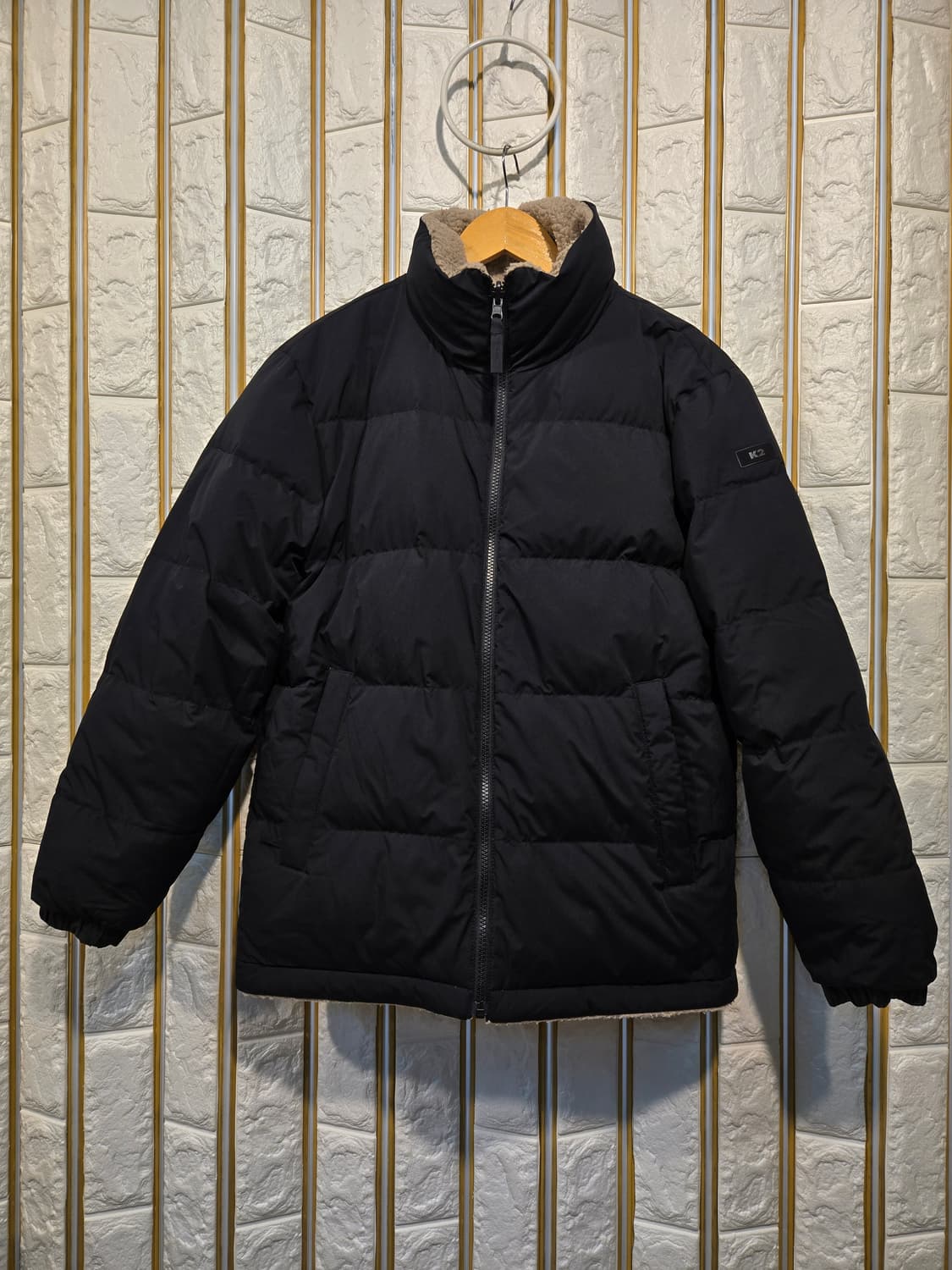 K2 리버시블 양면 뽀글이 오리털패딩 점퍼 95-100 상품이미지1