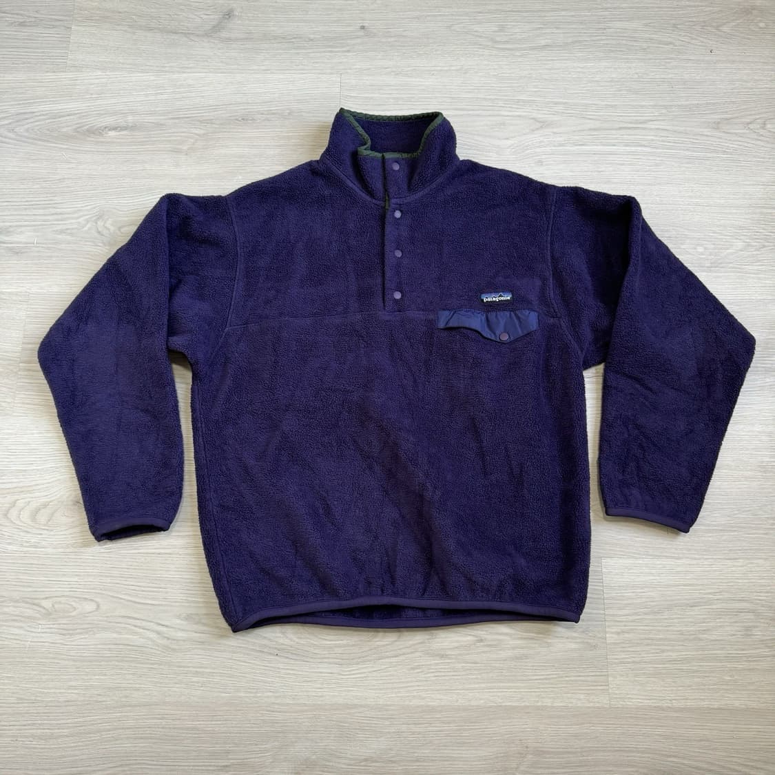 03FW 파타고니아 신칠라 스냅-T 퍼플/올리브 상품이미지1