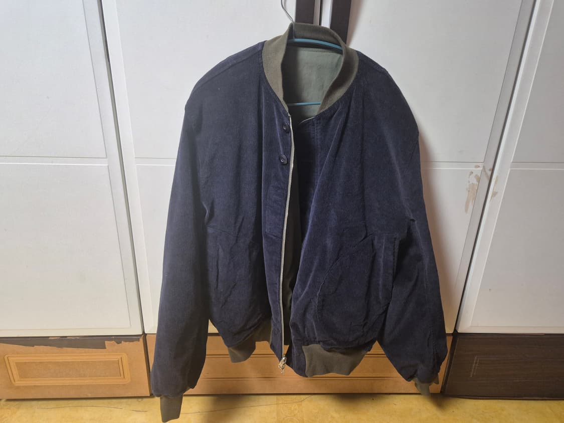 이얼즈어고 Ma-1 리버시블 카키/네이비 M 상품이미지5